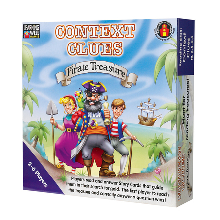 LEARNING WELL GAMES Context Clues Game Blue Level—Pirate Treasure Game TCR60301